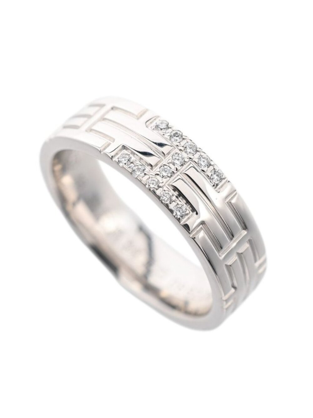 Hermes Ring Kilim White Gold